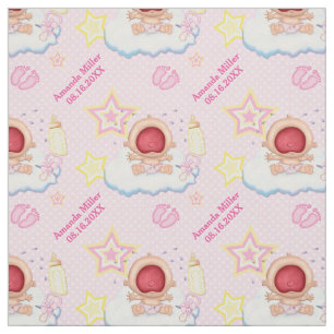 Bawling Baby Girl - Aangepaste tekst Stof