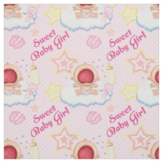 Bawling Baby Girl Stof (Swatch)