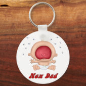 Bawling Baby - nieuwe vader Sleutelhanger (Voorkant)