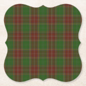 Baxter (Buchanan) Clan Tartan Kartonnen Onderzetters (Voorkant)