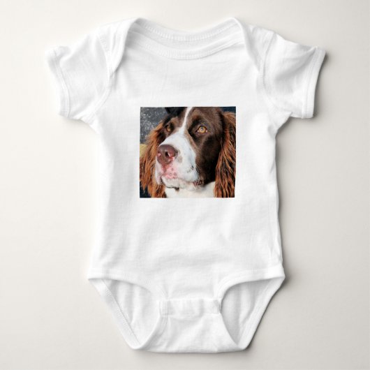 Baxter - English Springer Spaniel Photo-06 Romper (Voorkant)