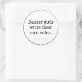"Baxter Girls" Stickers - 6 pk (Tas)
