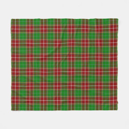 Baxter Modern Plaid Fleece Deken (Voorkant (Horizontaal))