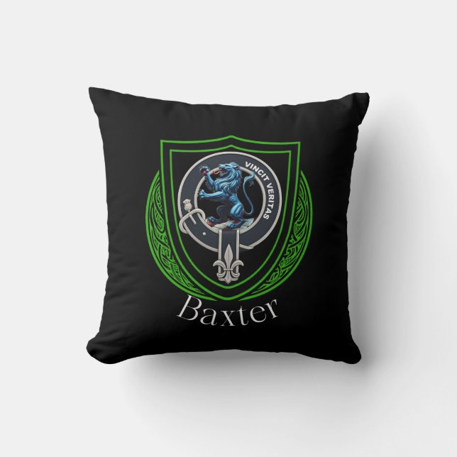 Baxter Schotse Clan Crest Kussen (Voorkant)