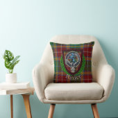 Baxter Schotse Clan Tartan & Crest Kussen (Stoel)