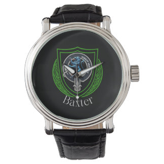 Baxter Scottish Clan Crest Horloge