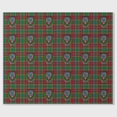 Baxter Scottish Clan Tartan & Crest Cadeaupapier (Vlak)