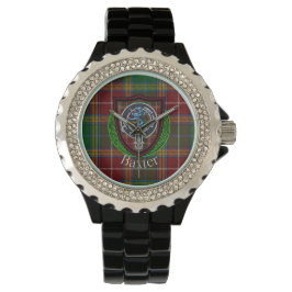 Baxter Scottish Clan Tartan & Crest Horloge