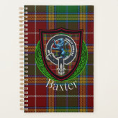 Baxter Scottish Clan Tartan & Crest Planner (Voorkant)