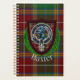 Baxter Scottish Clan Tartan & Crest Planner