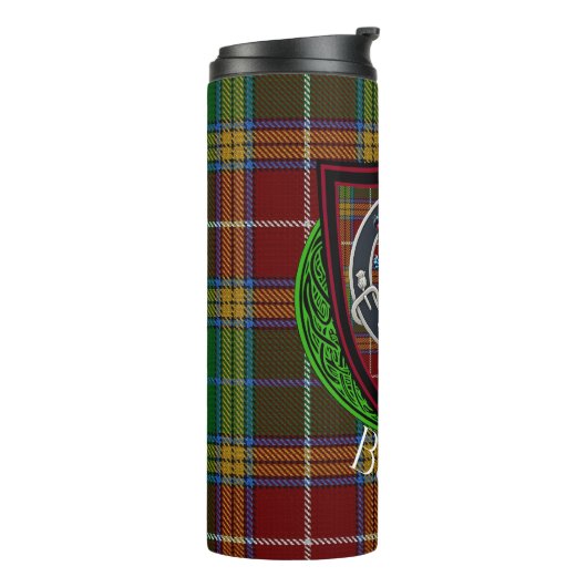 Baxter Scottish Clan Tartan & Crest Thermosbeker (Gedraaid links)