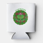 Baxter Scottish Tartan Celtic Thistle Blikjeskoeler (Voorkant)