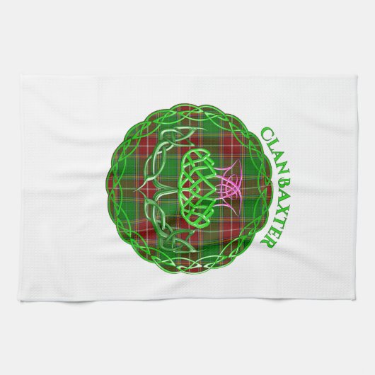 Baxter Scottish Tartan Celtic Thistle Theedoek (Horizontaal)