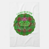 Baxter Scottish Tartan Celtic Thistle Theedoek (Verticaal)