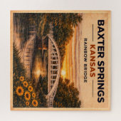 Baxter Springs Route 66 Kansas Spelavond Legpuzzel (Horizontaal)