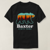Baxter State Park Beer Maine Camping T-shirt (Design voorkant)