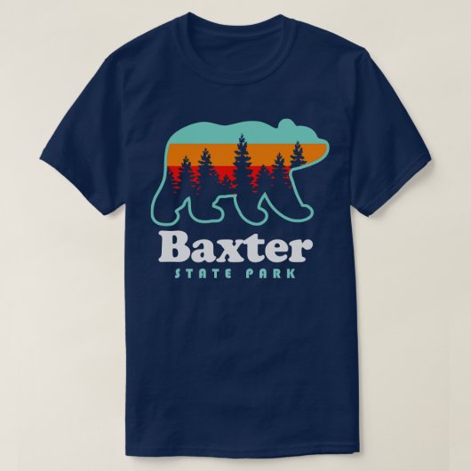 Baxter State Park Beer Maine Camping T-shirt (Design voorkant)