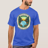 Baxter State Park Maine Badge T-shirt (Voorkant)