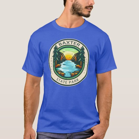 Baxter State Park Maine Badge T-shirt (Voorkant)