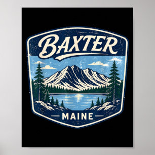 Baxter state park Maine bergwandelen kamperen Poster
