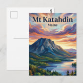Baxter State Park Maine Briefkaart (Voorkant / Achterkant)