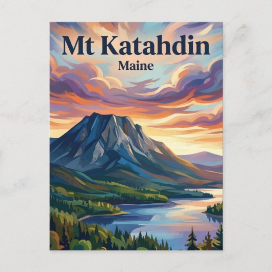 Baxter State Park Maine Briefkaart (Voorkant)