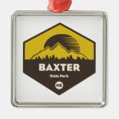 Baxter State Park Maine Metalen Ornament (Voorkant)
