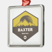 Baxter State Park Maine Metalen Ornament (Links)