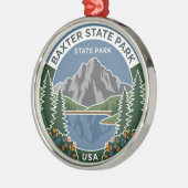 Baxter State Park Maine Metalen Ornament (Links)