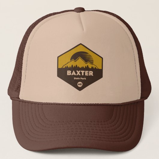 Baxter State Park Maine Trucker Pet (Voorkant)