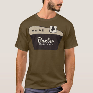 Baxter State Park Maine Welkomstbord T-shirt