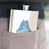 Baxter State Park Maine Wood Graan Flacon (Voorbeeld)