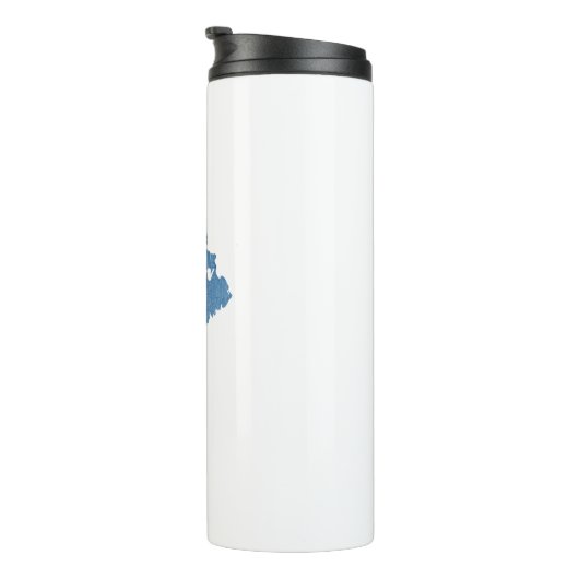 Baxter State Park Maine Wood Graan Thermosbeker (Geroteerd rechts)