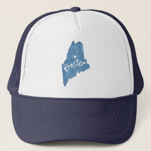 Baxter State Park Maine Wood Graan Trucker Pet