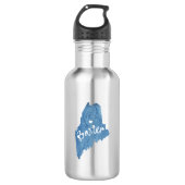 Baxter State Park Maine Wood Graan Waterfles (Voorkant)