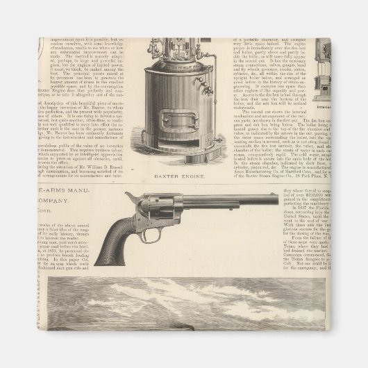 Baxter Steam Engine Company Magneet (Voorkant)