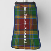 Baxter Tartan Plaid Putter Hoesje Golfheadcover (Draai 90)
