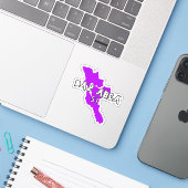 Bay Area 51 Vinyl Sticker (Laptop met iPhone)