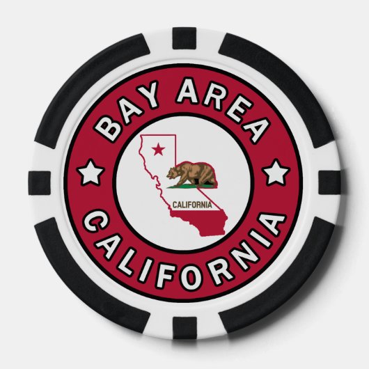 Bay Area California Pokerchips (Voorkant)