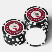 Bay Area California Pokerchips (Opstapeling)
