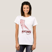 Bay Area California T-shirt (Voorkant volledig)
