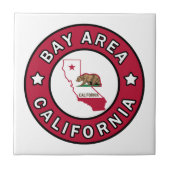 Bay Area California Tegeltje (Voorkant)