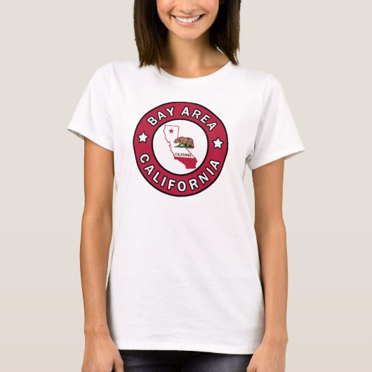 Bay Area Californië T-shirt (Voorkant)