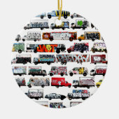 Bay Area Graffiti Trucks Keramisch Ornament (Voorkant)