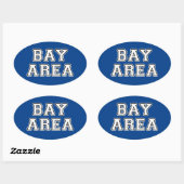 Bay Area Ovale Sticker (Vel)