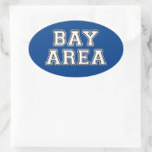 Bay Area Ovale Sticker (Tas)