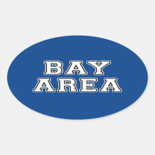 Bay Area Ovale Sticker