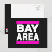 Bay Area Pink Briefkaart (Voorkant / Achterkant)