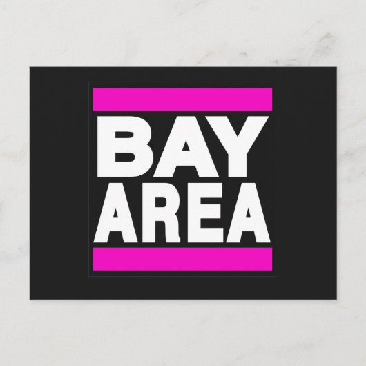 Bay Area Pink Briefkaart (Voorkant)