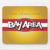 Bay Area Red en Gold Muismat (Voorkant)